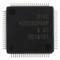 IC M16C MCU FLASH 96K 80LQFP