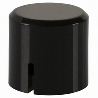 SWITCH CAP ROUND BLACK 3.3MM STM