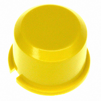 CAP SWITCH RND YELLOW