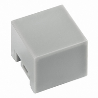 SWITCH SQUARE CAP/GRAY 12MM
