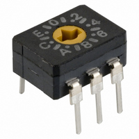 ROTARY DIP SWITCH,HEXDEC TOP AD.