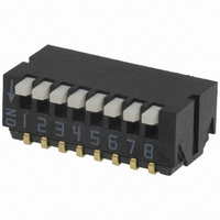 SWITCH DIP PIANO STYLE 8-POS SMD