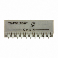 Piano Switch,RIGHT ANGLE,SPST,ON-OFF,Number Of Positions:10,SURFACE MOUNT Terminal