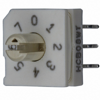 Rotary DIP Switch, .17" Extended Actuator, Standard Output, Octal 8 Position, Surface Mount, RoHS Compliant