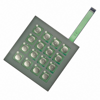 KEYPAD 16 KEY MEMBRANE SW GRAY