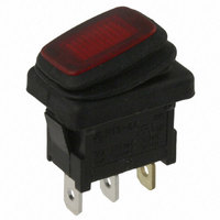 SWITCH ROCKER SPST 20A LED IP65