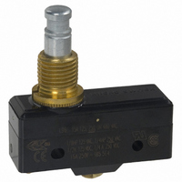 BASIC SWITCH, OT PLUNGER, SPDT, 15A, 480V