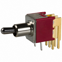 SWITCH TOGGLE DPDT .4VA RT ANG