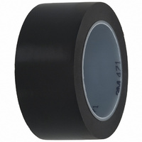 TAPE VINYL 2"X36YD RUBBER BLACK