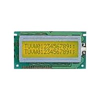 LCD Character Display Modules 16X2 STN TRANS Neg yellow/green LED