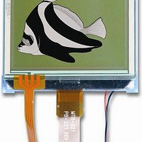 LCD Graphic Display Modules & Accessories Yl/Grn Transflective With Touch Screen