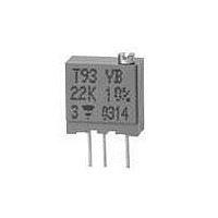 Trimmer Resistors - Multi Turn 3/8 SQ H/ADJ 100K