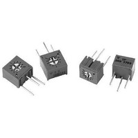 Trimmer Resistors - Single Turn 1/4 SQ H/ADJ 25K