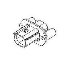 Automotive Connectors 2 Ckt Pnl Mnt Plug Rear Mount 22-14 AWG