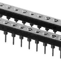 IC & Component Sockets OPEN FRAME CAPACITOR SOLDER TAIL 18 PINS