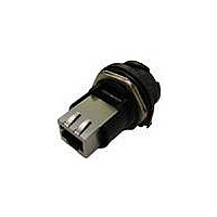 Telecom & Ethernet Connectors RJ REV BAY JNUT REC FEM RJ45 BLACK