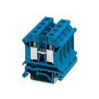 DIN Rail Terminal Blocks UK 10 N BU 10.2mm FEEDTHRU GRAY