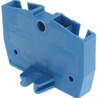 DIN Rail Terminal Blocks MSB 2.5-F BU BLUE W/FLANGE