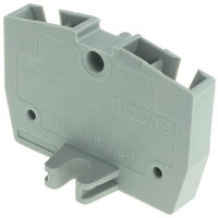 DIN Rail Terminal Blocks MSB 2.5-F GRAY W/FLANGE