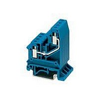 DIN Rail Terminal Blocks UK 5-RETURN BU 6.2mm RETURN BLUE