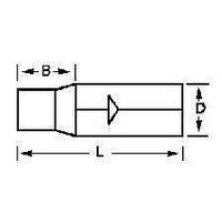 TERMINAL, FEMALE BULLET, CRIMP