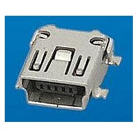 USB & Firewire Connectors 5P R/A RECEPTACLE B TYPE SMT
