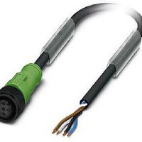 Cables (Cable Assemblies) SAC-4P-50-PURM12FSP 5.0M LENGTH