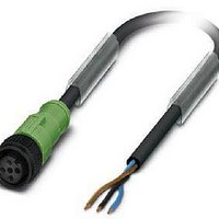 Cables (Cable Assemblies) SAC-3P-100PURM12FSP 10.0M LENGTH