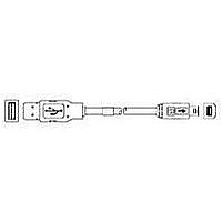 Cables (Cable Assemblies) USB A-B 25/20 BLACK 4 M