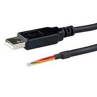 Cables (Cable Assemblies) USB Embedded Serial Conv 5V Wire End