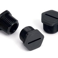 Cable Mounting & Accessories 1 NPT BLACK THREADED PLUG