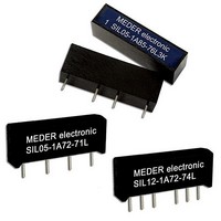 Reed Relay 1 Form A SPST-NO, 5V SIL, HP 4kV w/Diode