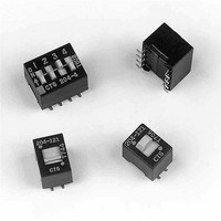 DIP Switches / SIP Switches DPDT 1 switch sections