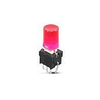 Pushbutton Switches PUSH SW DPDT ON-ON ULTRA RED LED
