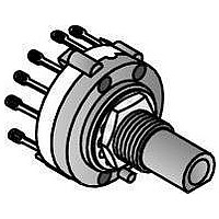 Rotary Switches 1 POLE 3 POS D SHAFT