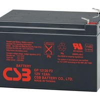 Sealed Lead Acid Battery 12V 12Ah .250 tabs Flame retardant