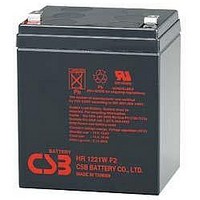 Sealed Lead Acid Battery 12V 21W .250 tabs Flame retardant