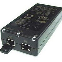 Plug-In AC Adapters 15.4W 48VDC 0.35A IEEE802.3af Approved
