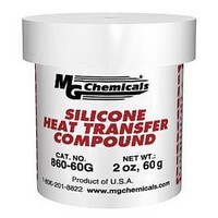Heat Transfer Compound; Silicone; white paste; 1 pint tub