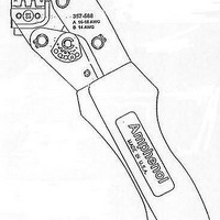 Crimping, Stripping, Cutting Tools & Drills 44 SERIES CRIMPER