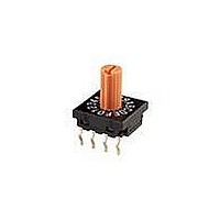 DIP Switches / SIP Switches DIP 10 Ext Shaft-Org 0.1A 5VDC 2.54mm SMD