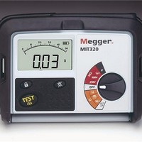 Insulation Testers / Megohmmeters A/D Hand-Held Tester 250 500 & 1000V
