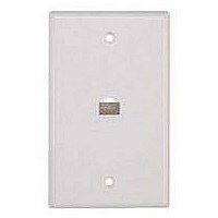 RESIDENTIAL WALL PLATE, 1 MODULE, ALMOND