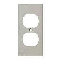 WALL PLATE, 2 MODULE, WHITE