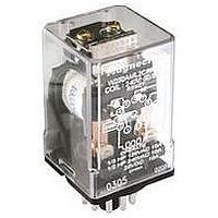 POWER RELAY, DPDT, 240VAC, 16A, PLUG IN