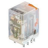 POWER RELAY DPDT-2CO 24VAC, 12A, PLUG IN