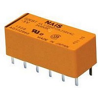 POWER RELAY, 4PST, 24VDC, 4A, PC BOARD