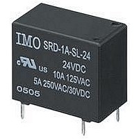 POWER RELAY, SPNO, 12VDC, 10A, PC BOARD