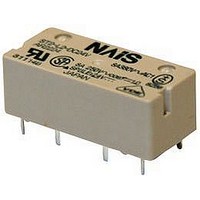 POWER RELAY, DPST-NO, 5VDC, 8A, PC BOARD