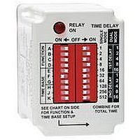 TIME DELAY RELAY, DPDT, 1023H, 24VAC/DC